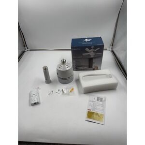 Socket Ceiling Fan Light with Remote and 1 Socket Extender, E26 Based Easy In...